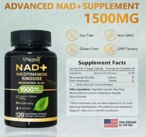 UNcena NAD+ Nicotinamide Riboside + Resveratrol – 120 Vegetarian Capsules whatsapp image 2026 07 19 at 1.13.46 am