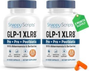 Snappy Scripts GLP-1 XLR8 Pre + Pro + Postbiotic – 60 Veggie Capsules whatsapp image 2026 08 06 at 1.31.05 pm